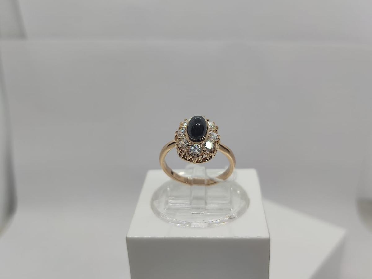 КОЛКМИ585 КОЛЬЦО С КАМНЯМИ (Au 585)