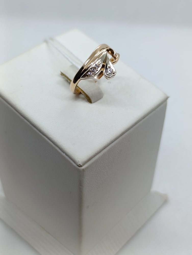 КОЛКМИ585 КОЛЬЦО С КАМНЯМИ (Au 585)