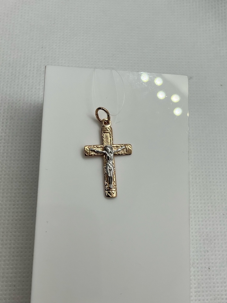 ПОДВЕСКА КРЕСТ без камня (Au 585)