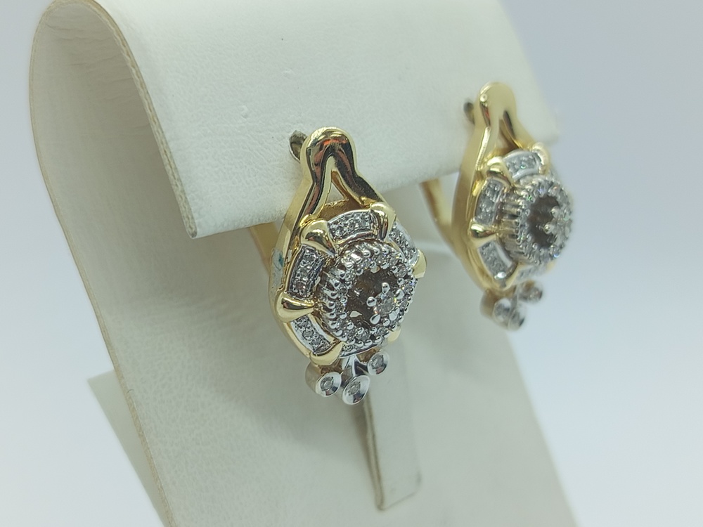 СЕРЬГИ БРИЛЛИАНТ (Au 585)