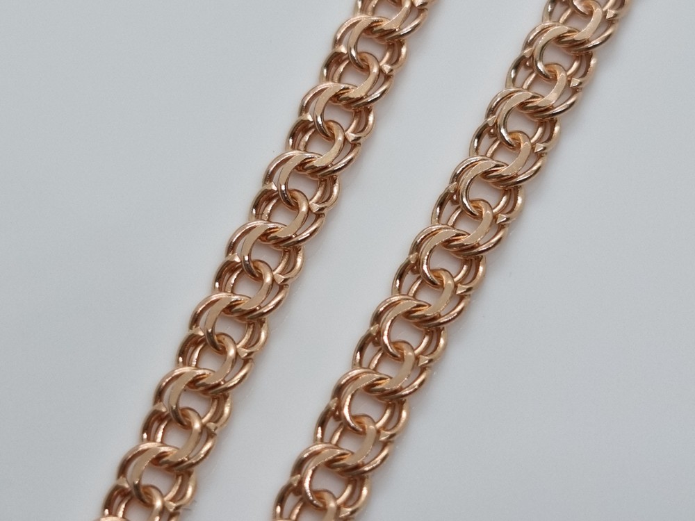 8050200-45 ЦЕПЬ ПОЛНОВЕСНАЯ Бисмарк (Au 585)