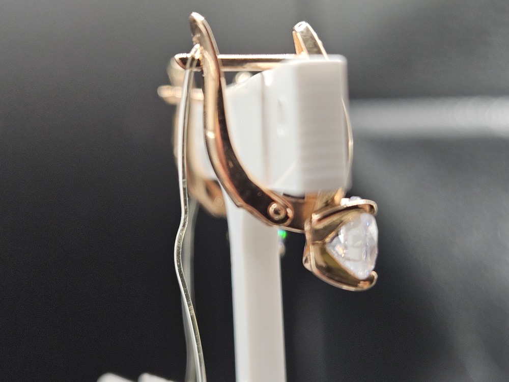 СЕРЬГИ С КАМНЯМИ (Au 585)