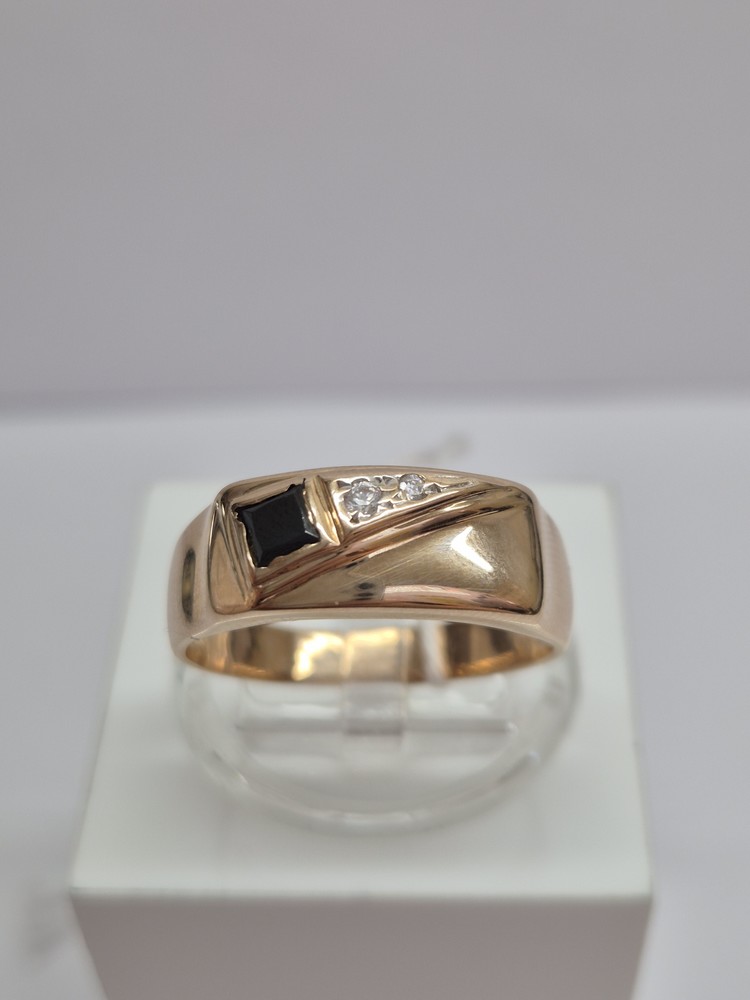 ПЕЧАТКА С КАМНЯМИ (Au 585)