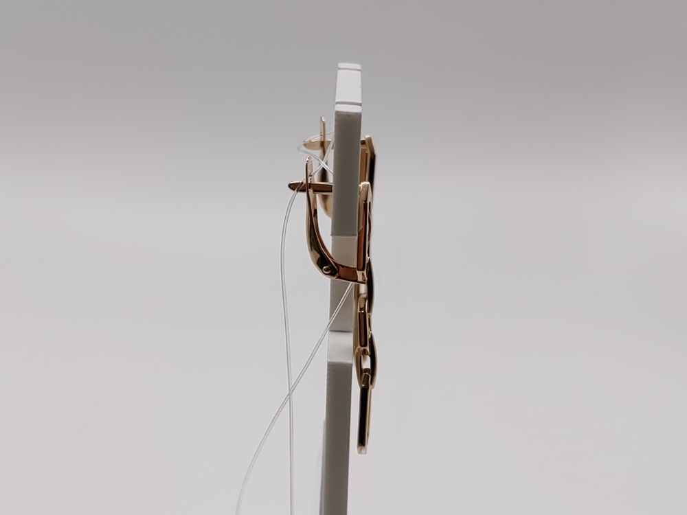 СЕРЬГИ БЕЗ КАМНЯ (Au 585)