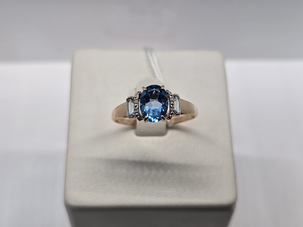 КОЛКМИ585 КОЛЬЦО С КАМНЯМИ (Au 585)