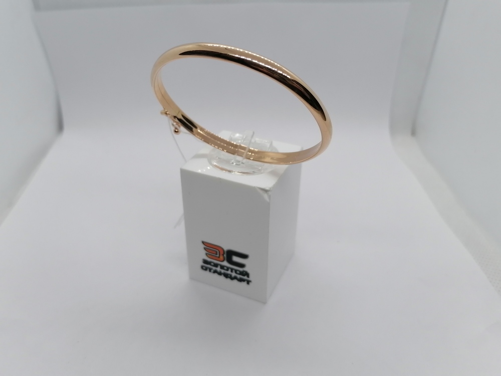 022045 БРАСЛЕТ ЖЕСТКИЙ без камня (Au 585)