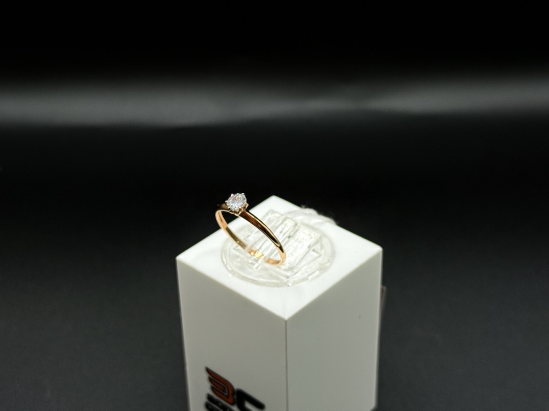 КОЛКМ585 КОЛЬЦО С КАМНЕМ (Au 585)