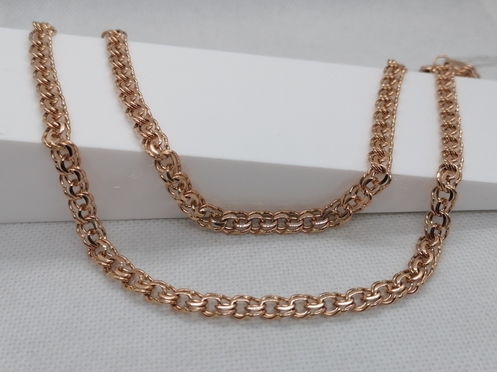 ЦЕПЬ ПОЛНОВЕСНАЯ Бисмарк (Au 585)