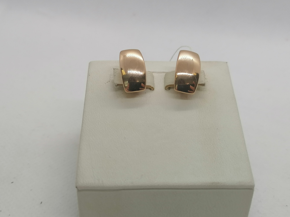 СЕРЬГИ БЕЗ КАМНЯ (Au 585)