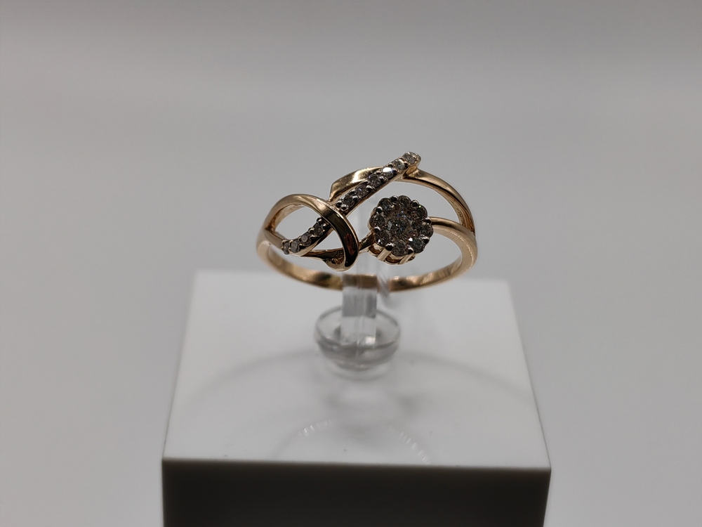 КОЛЬЦО БРИЛЛИАНТ Au 585