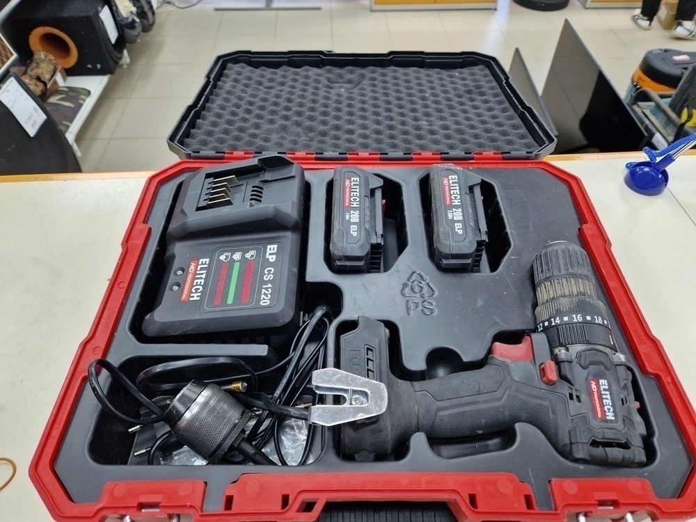 ДРЕЛЬ-ШУРУПОВЕРТ Elitech HD Professional 20isl2