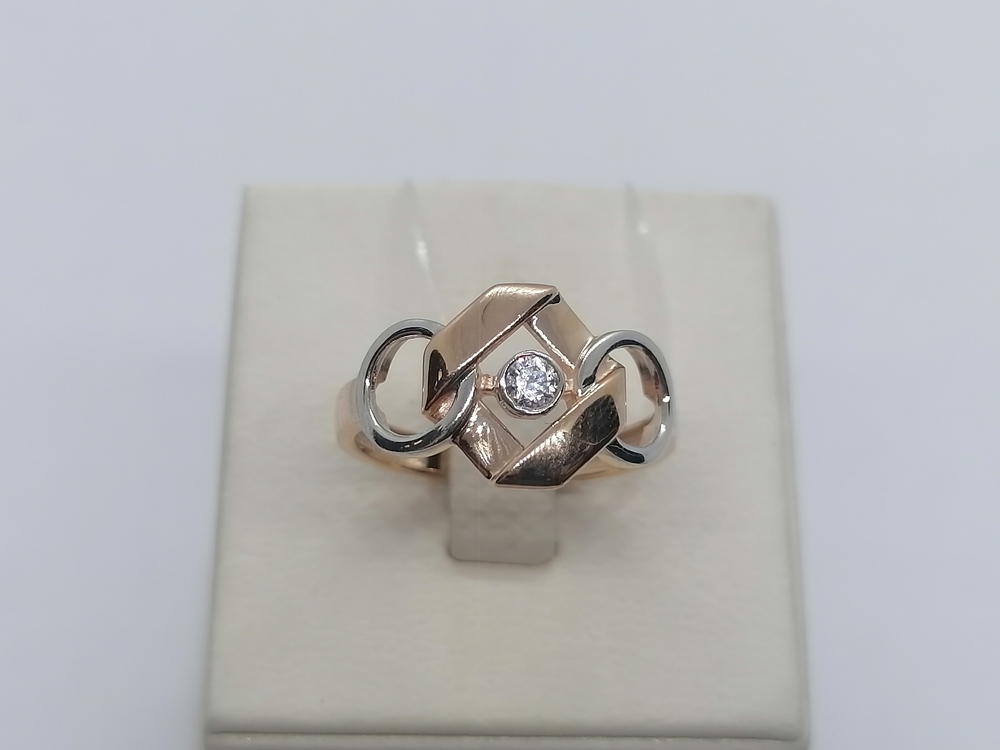 КОЛЬЦО С КАМНЕМ (Au 585)