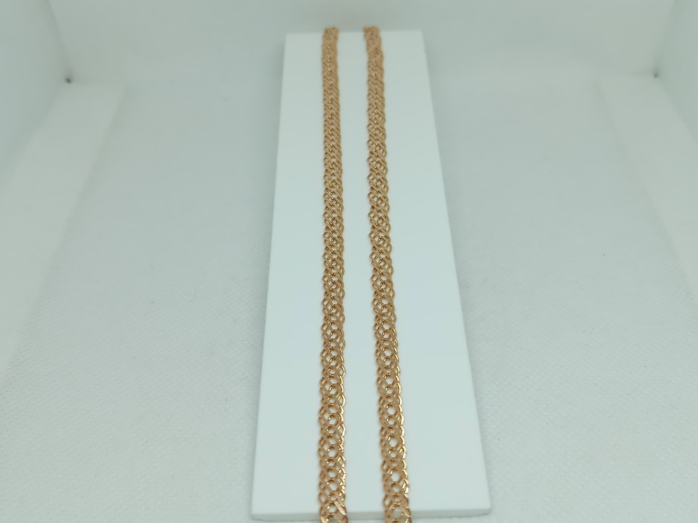 ЦЛР3585 ЦЕПЬ ПОЛНОВЕСНАЯ Ромб тройной (Au 585)