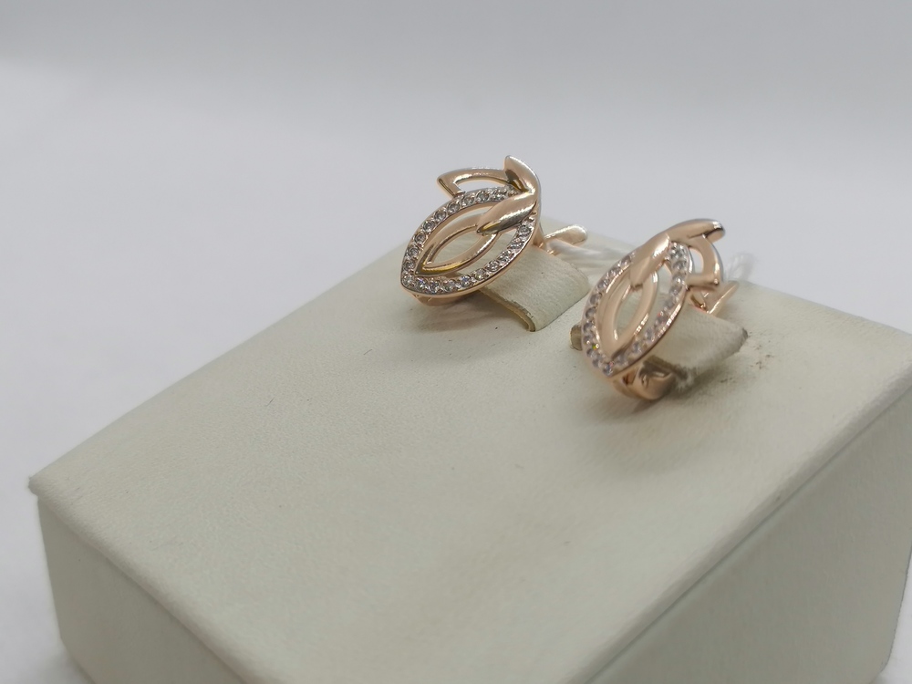 СЕРЬГИ С КАМНЯМИ (Au 585)