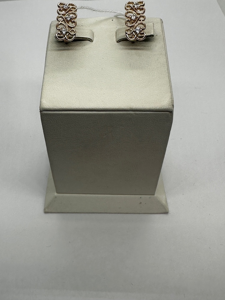 СЕРЬГИ С КАМНЯМИ (Au 585)