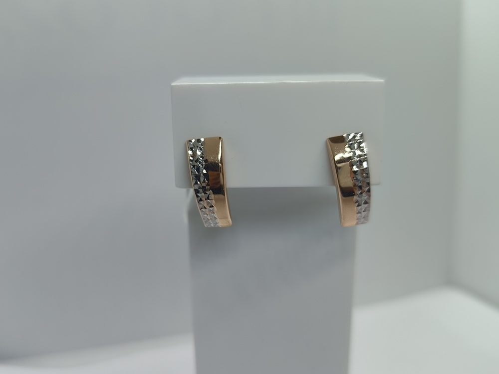 СЕРЬГИ БЕЗ КАМНЯ (Au 585)