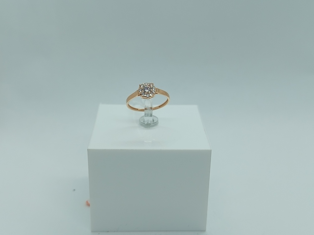 КОЛКМИ585 КОЛЬЦО С КАМНЯМИ (Au 585)