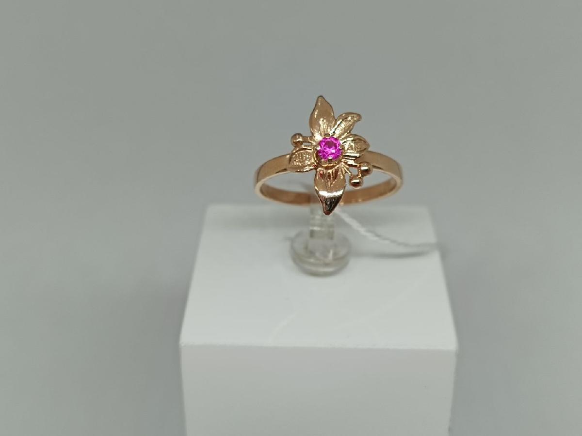 КОЛЬЦО С КАМНЕМ (Au 585)