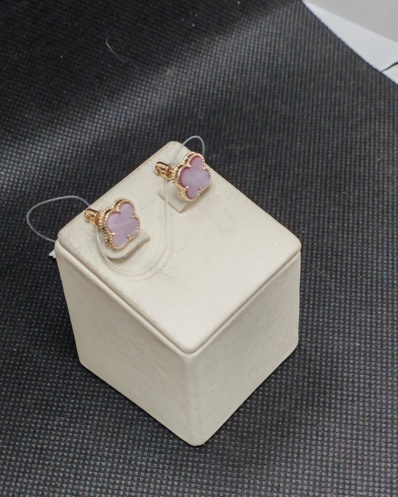 СЕРЬГИ ПУСЕТЫ, Перламутр (Au 585)