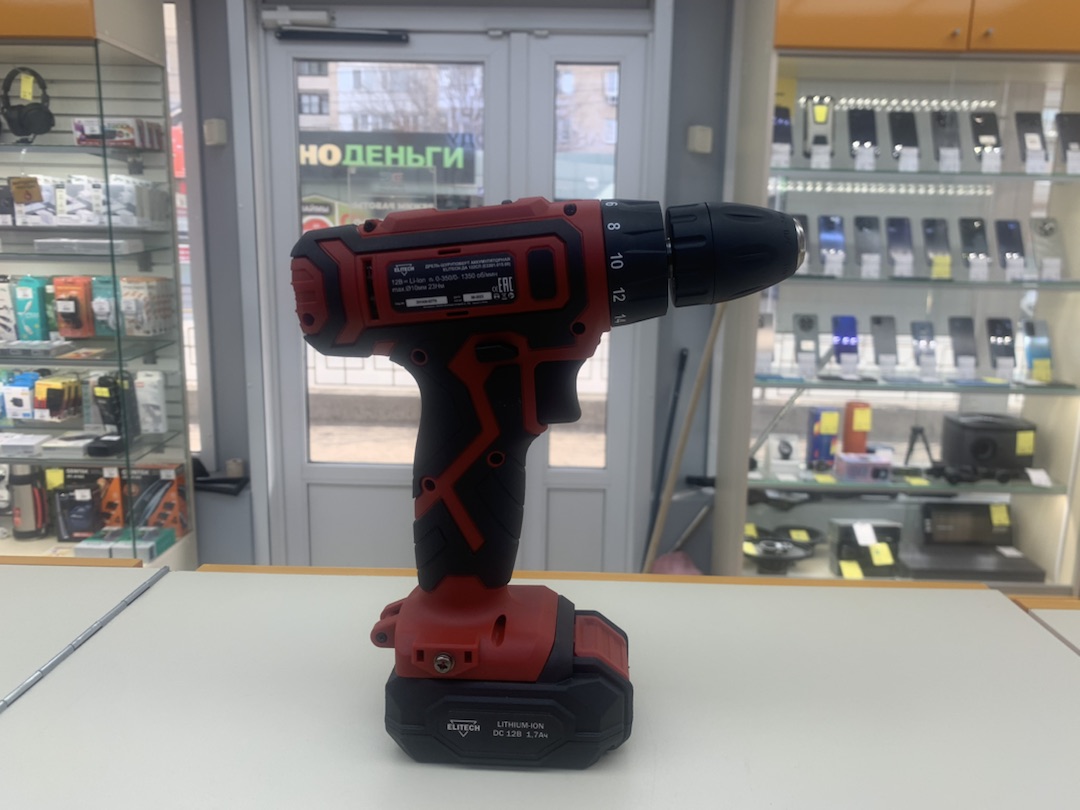 Шуруповерт Elitech ДА 122СЛ