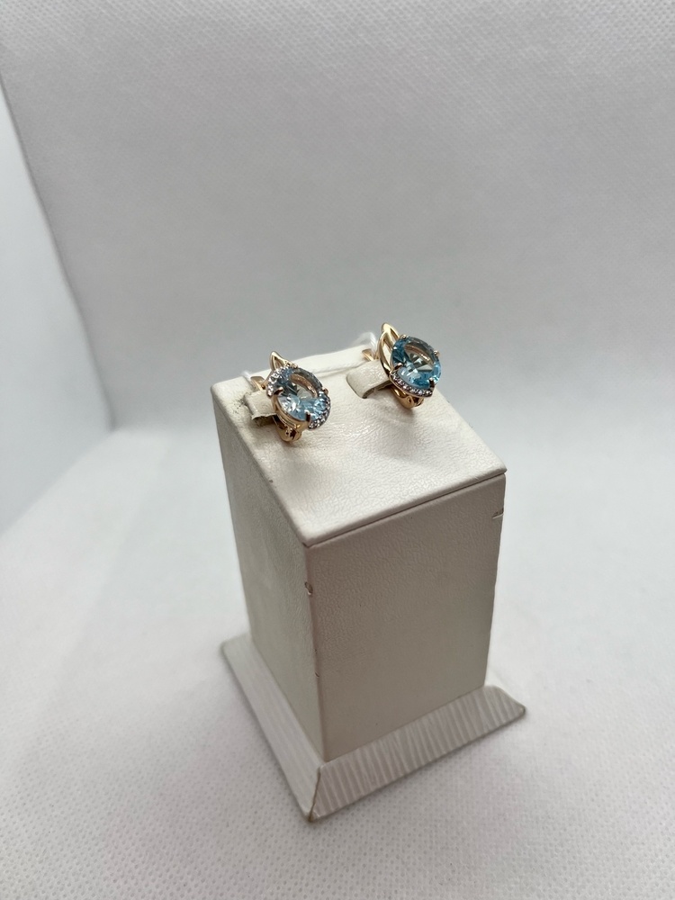 СЕРЬГИ С КАМНЯМИ (Au 585)