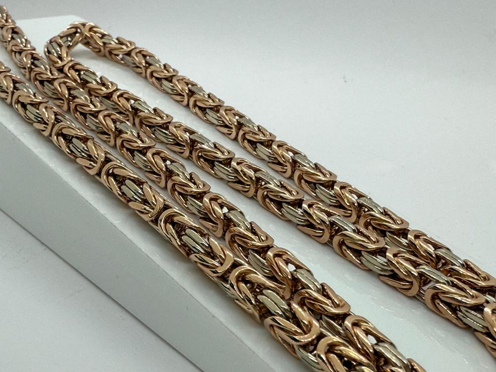 ЦЛМК585 ЦЕПЬ ПОЛНОВЕСНАЯ Мальвина королевская(лисий хвост) (Au 585)