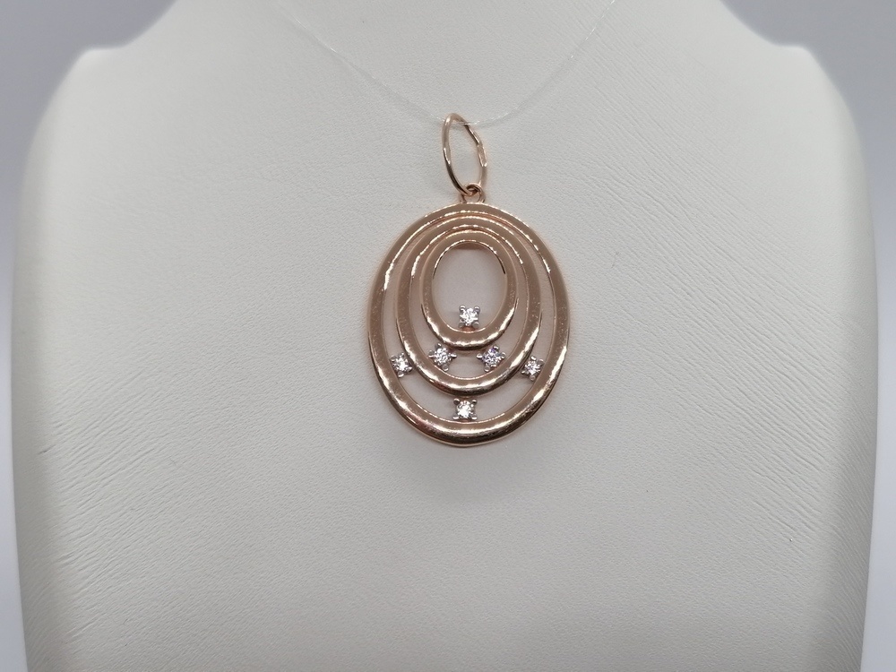 ПОДВЕСКА С КАМНЯМИ (Au 585)