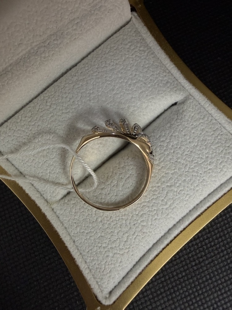 КОЛКМИ585 КОЛЬЦО С КАМНЯМИ (Au 585)