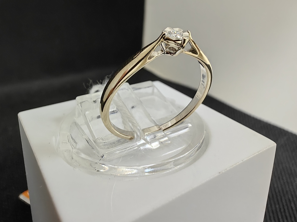 КОЛЬЦО БРИЛЛИАНТ Au 585