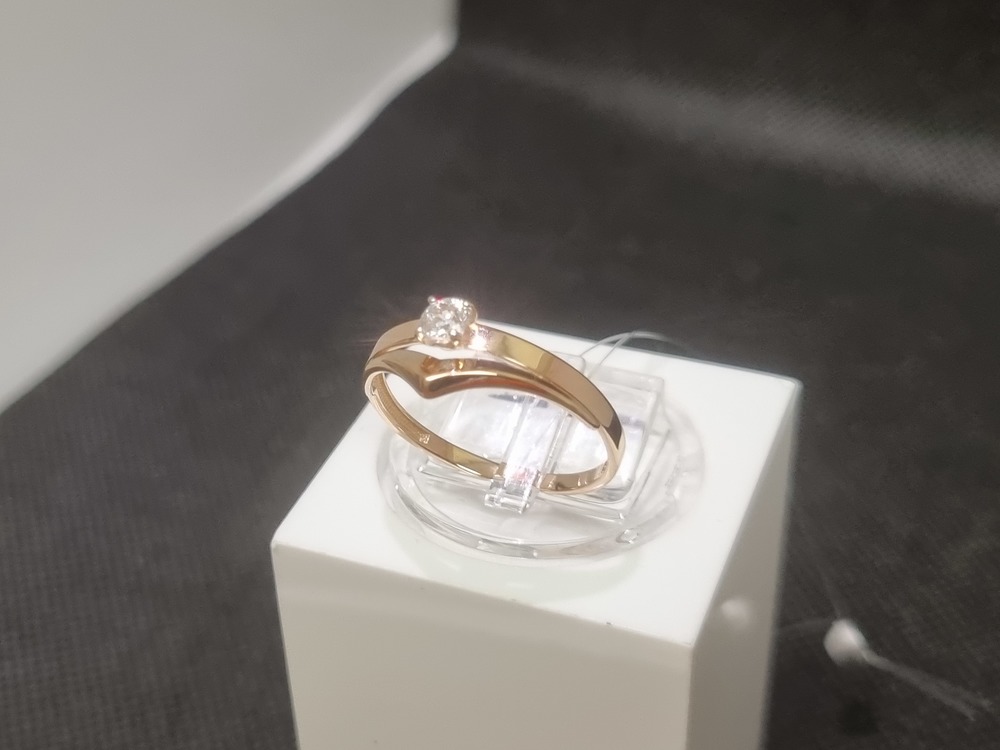 КОЛЬЦО С КАМНЕМ (Au 585)