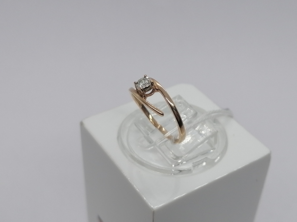 КОЛЬЦО БРИЛЛИАНТ Au 585