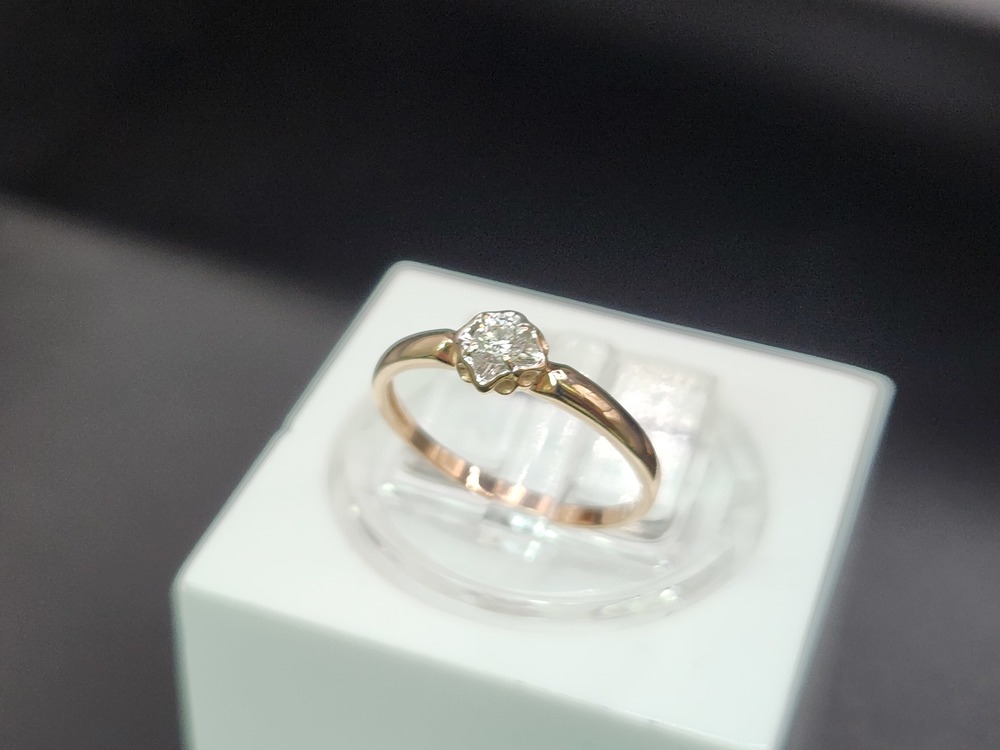 КОЛЬЦО БРИЛЛИАНТ Au 585