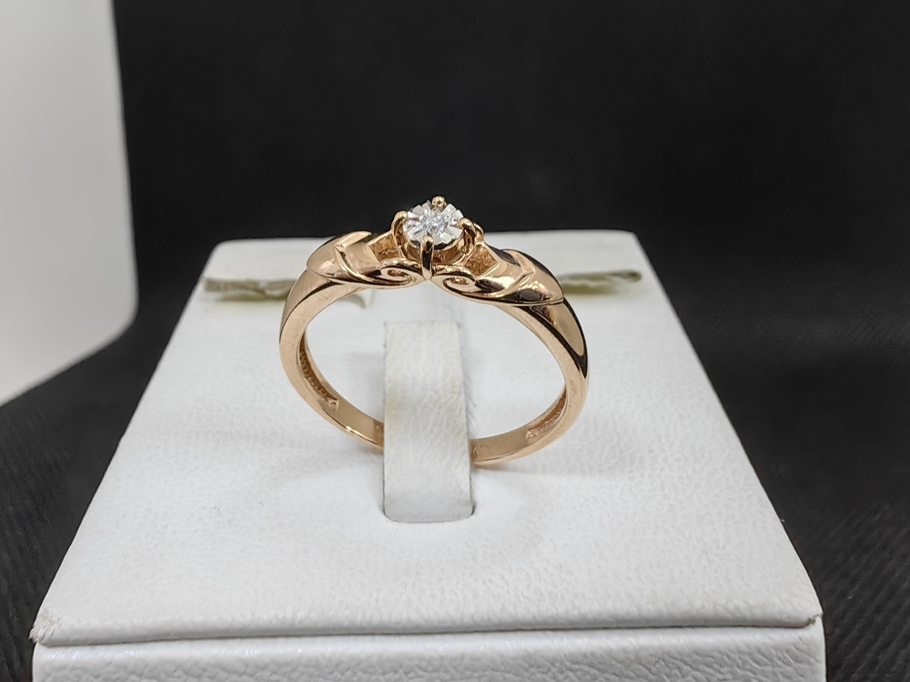 КОЛЬЦО БРИЛЛИАНТ Au 585