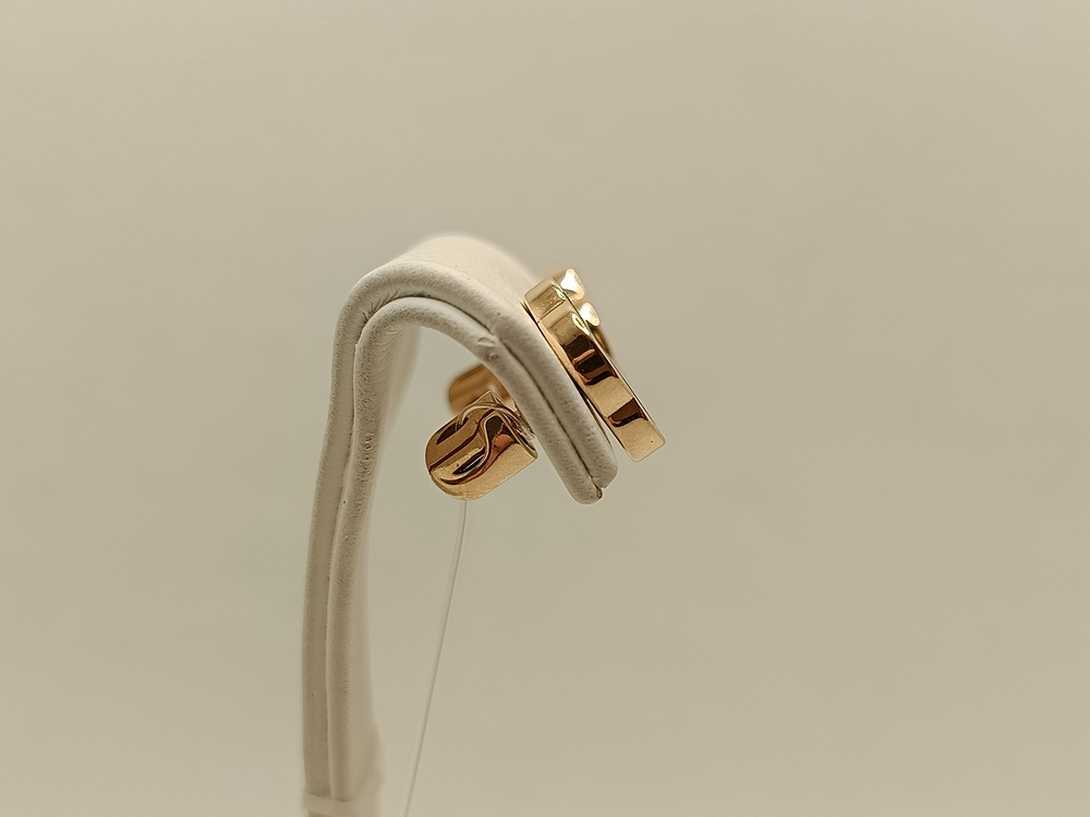 СЕРЬГИ ПУСЕТЫ с камнем (Au 585)