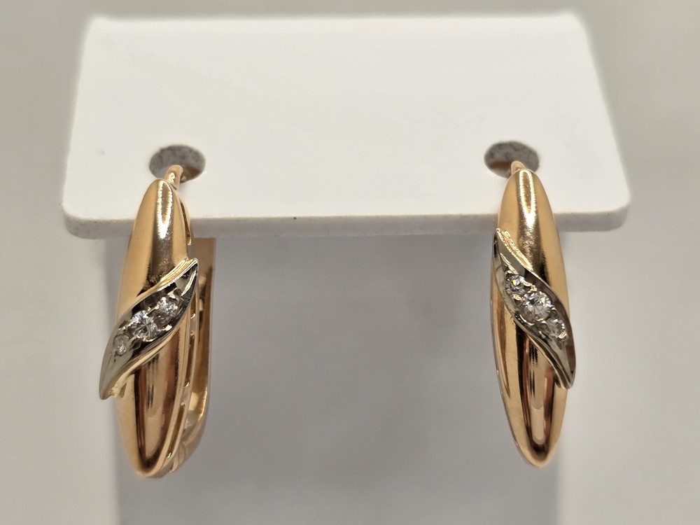 СЕРЬГИ С КАМНЯМИ (Au 585)