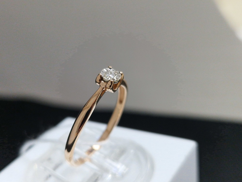 КОЛЬЦО БРИЛЛИАНТ Au 585