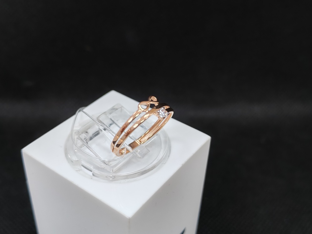 КОЛЬЦО С КАМНЕМ (Au 585)