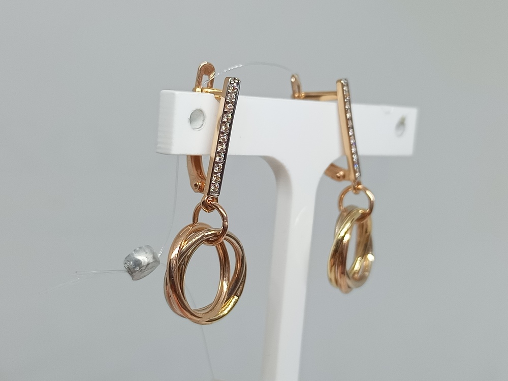 СЕРЬГИ С КАМНЯМИ (Au 585)