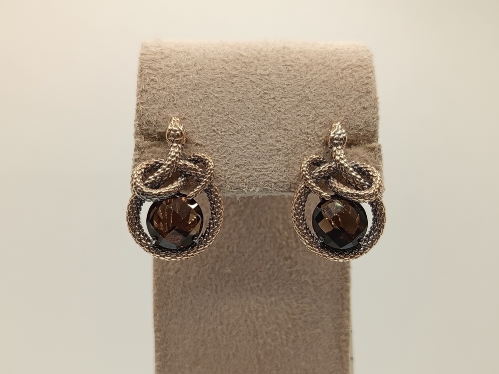 СЕРЬГИ РАУХ ТОПАЗ (Au 585)