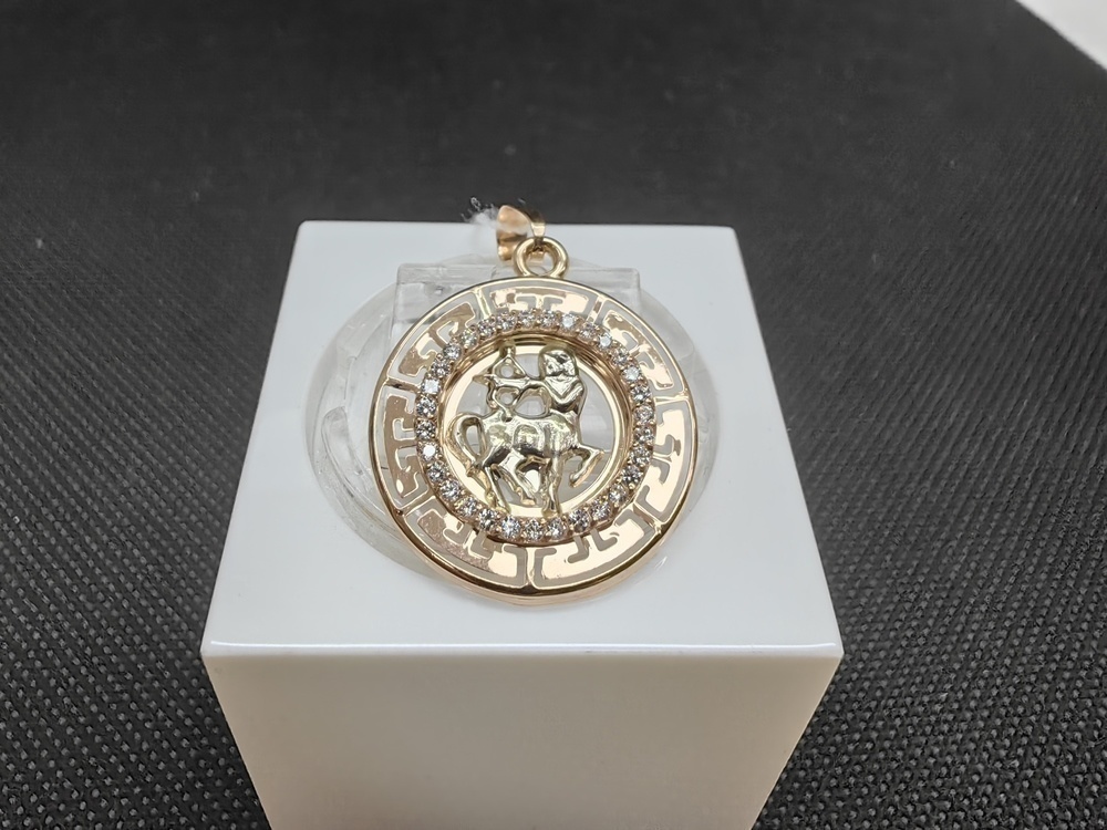 ПОДВЕСКА ЗНАК ЗОДИАКА СТРЕЛЕЦ (Au 585)