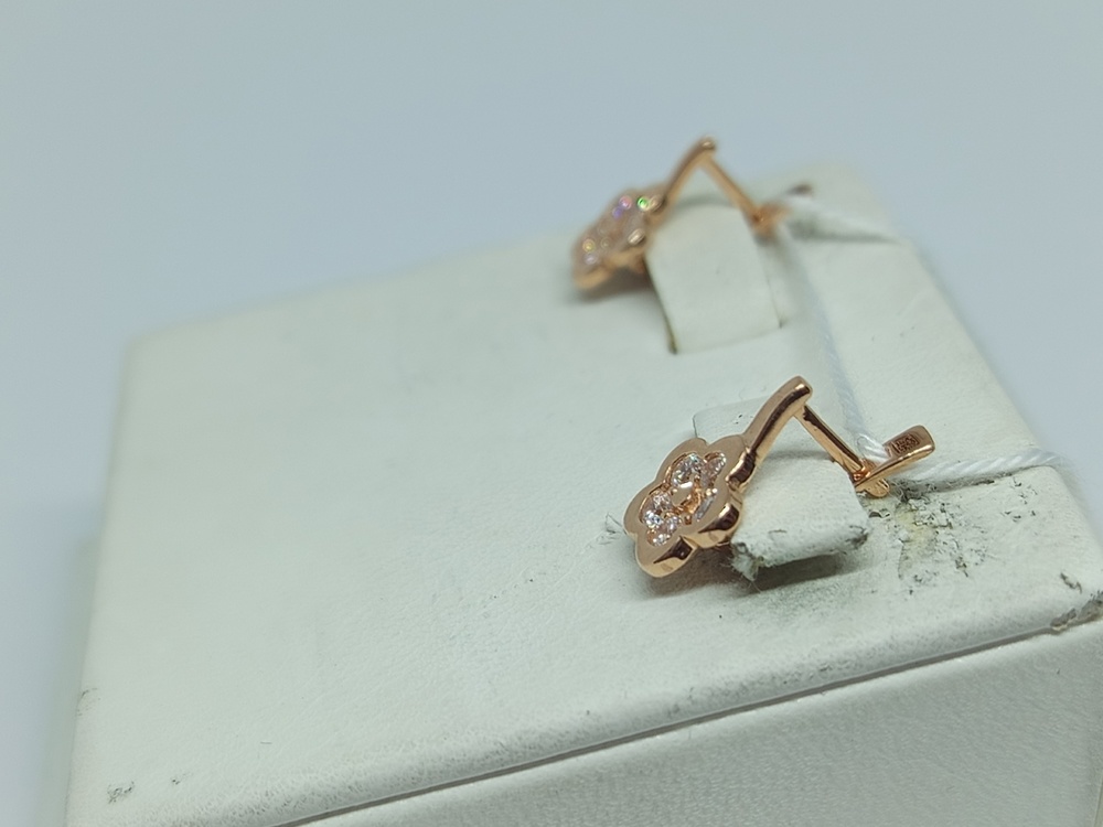 СЕРЬГИ С КАМНЯМИ (Au 585)