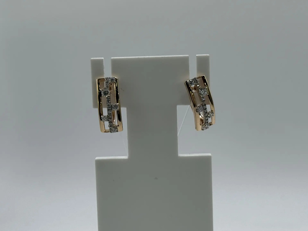 СЕРЬГИ С КАМНЯМИ (Au 585)