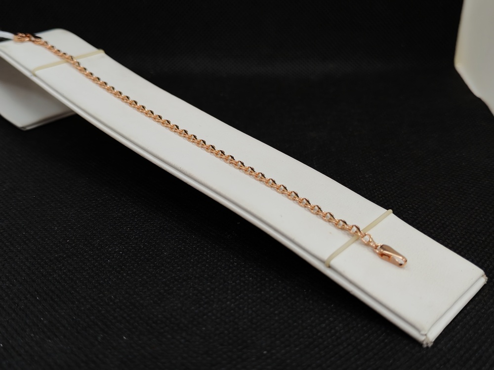 БРАСЛЕТ ПУСТОТЕЛЫЙ Кардинал (Au 585)