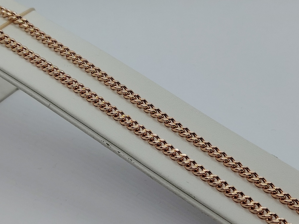 ЦЕПЬ ПУСТОТЕЛАЯ Панцирное (Au 585)