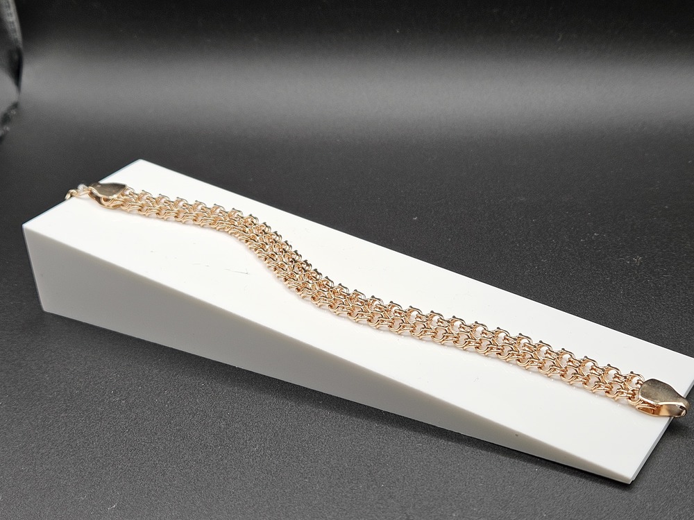 БРАСЛЕТ ПОЛНОВЕСНЫЙ Фантазия Au 585