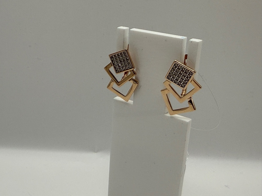 01-218210 СЕРЬГИ С КАМНЯМИ (Au 585)