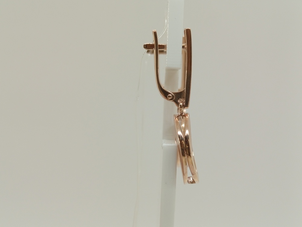 СЕРЬГИ ЭМАЛЬ (Au 585)