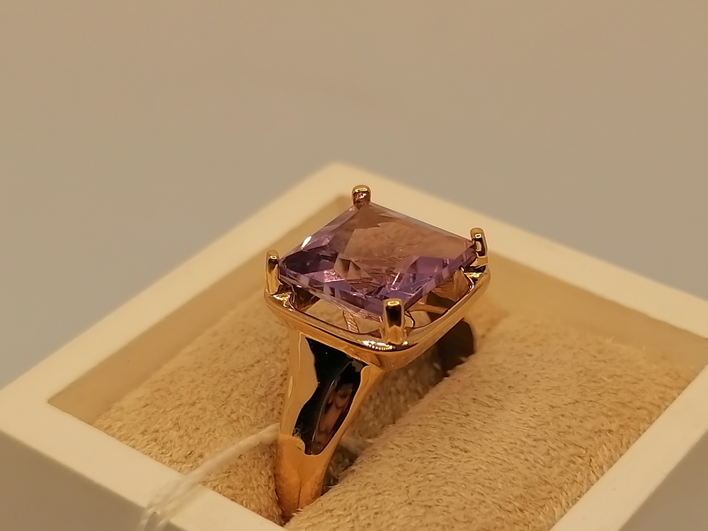 КОЛЬЦО АМЕТИСТ (Au 585)