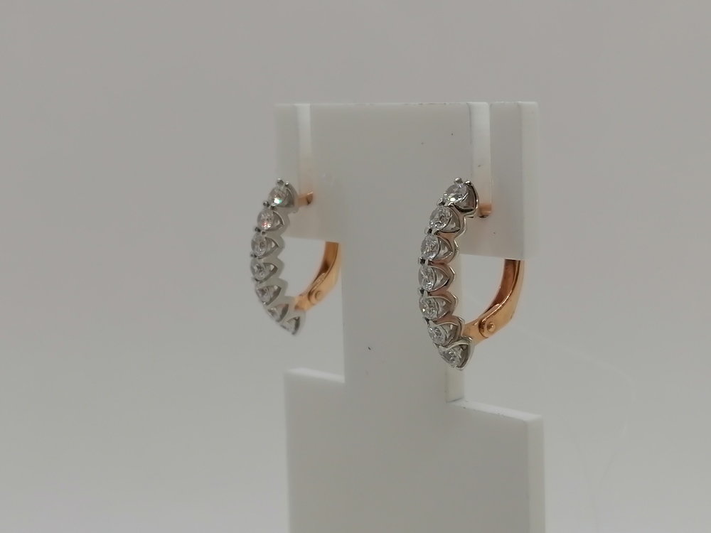 СЕРЬГИ С КАМНЯМИ (Au 585)