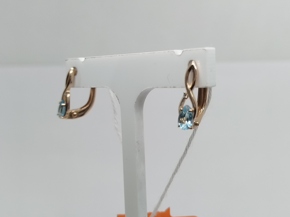 СЕРЬГИ С КАМНЯМИ (Au 585)